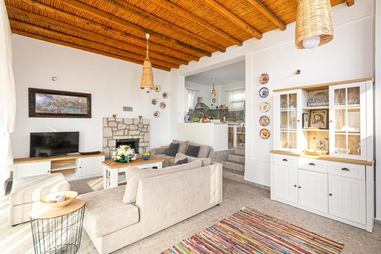 Вилла Chrysanthi'S Stone House Афанту Экстерьер фото