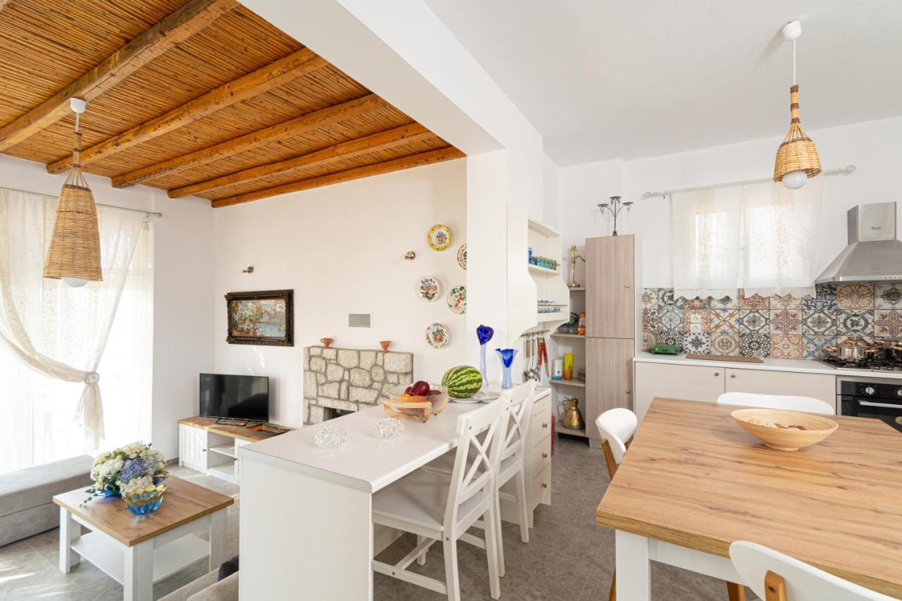 Вилла Chrysanthi'S Stone House Афанту Экстерьер фото