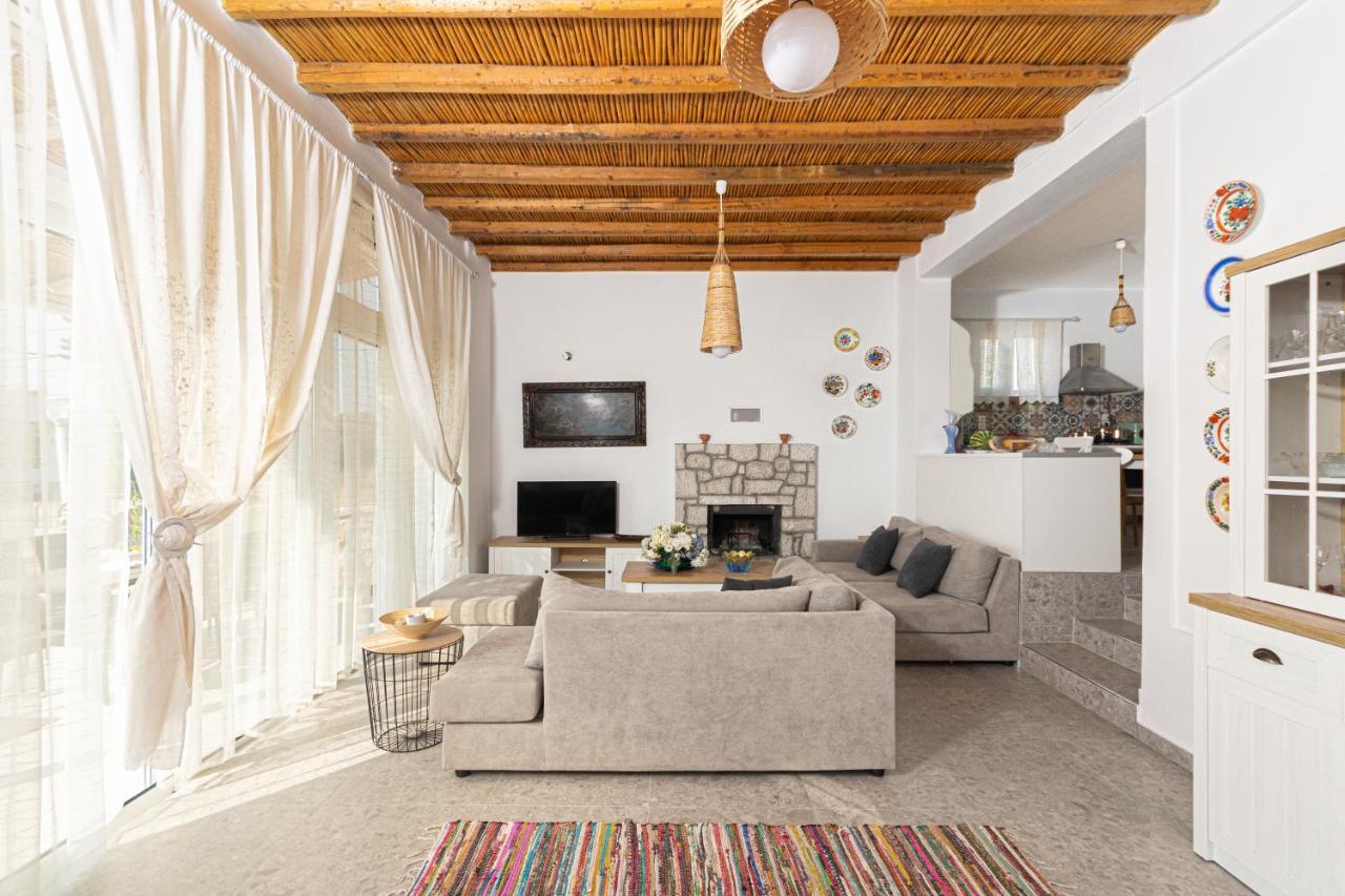 Вилла Chrysanthi'S Stone House Афанту Экстерьер фото